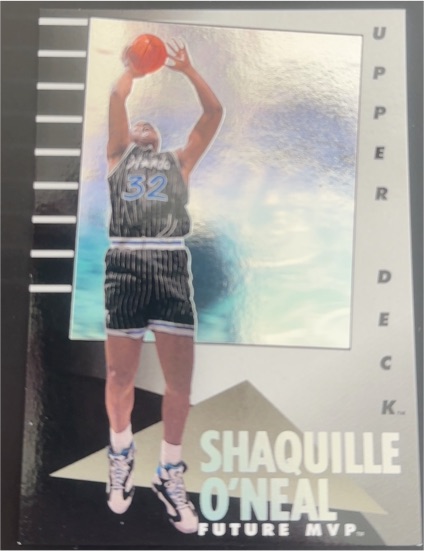 1993 Upper Deck #35 Shaquille O'Neal Future MVP — front