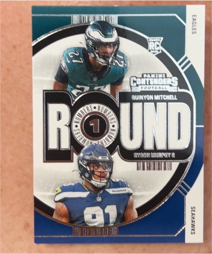 2024 Panini Contenders Round Numbers #24 Quinyon Mitchell / Byron Murphy II — front