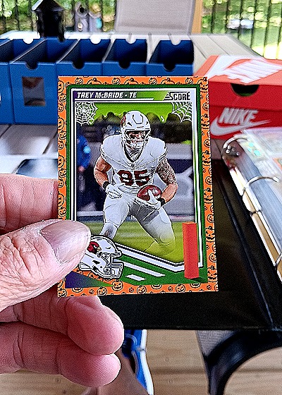 2025 Panini Score A Treat Pumpkins Trey McBride — front
