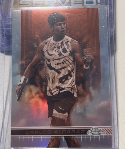 2024 Topps Chrome Tennis #50 Carlos Alcaraz — front