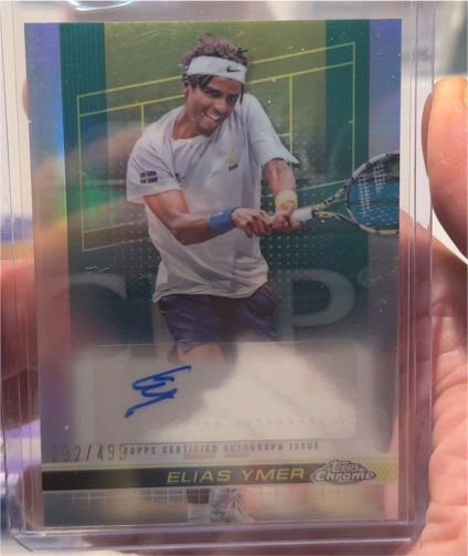 2024 Topps Chrome Tennis #TCA-EYR Elias Ymer — front