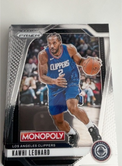 2024-25 Panini Prizm Monopoly #19 Kawhi Leonard — front