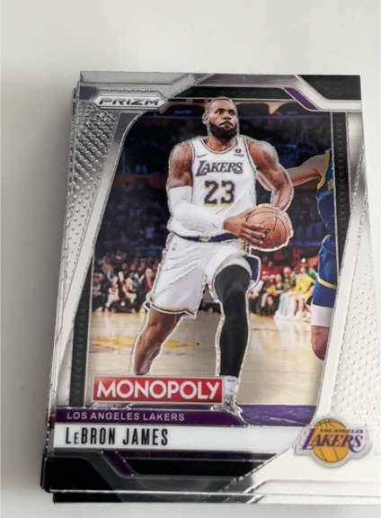 2024-25 Panini Prizm Monopoly #43 LeBron James — front