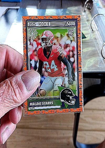 2025 Panini Score-A-Treat #24 Malaki Starks — front