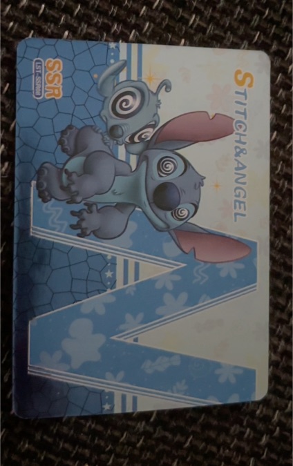 Stitch & Angel SSR Card — front
