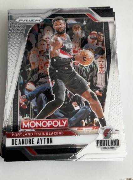 2024-25 Panini Prizm Monopoly #4 Deandre Ayton — front