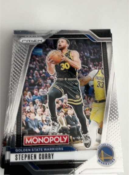 2024-25 Panini Prizm Monopoly #83 Stephen Curry — front