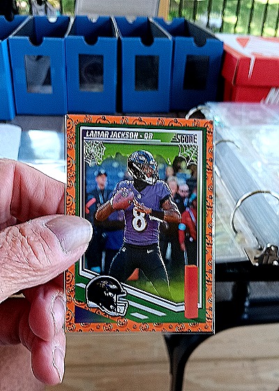 2025 Panini Score A Treat #75 Lamar Jackson — front