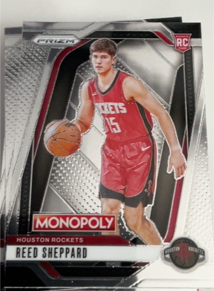 2024-25 Panini Prizm Monopoly #72 Reed Sheppard — front