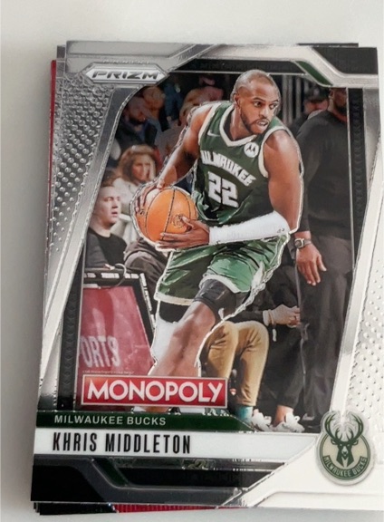 2024-25 Panini Prizm Monopoly #9 Khris Middleton — front