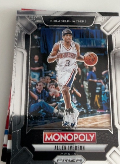 2024-25 Panini Prizm Monopoly Legends #LEG1 Allen Iverson — front