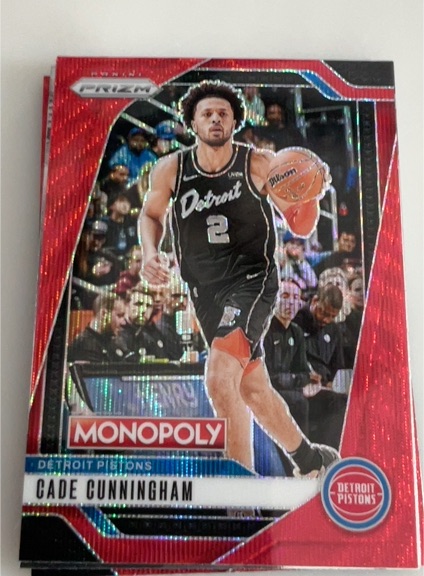 2024-25 Panini Prizm Monopoly #64 Cade Cunningham — front