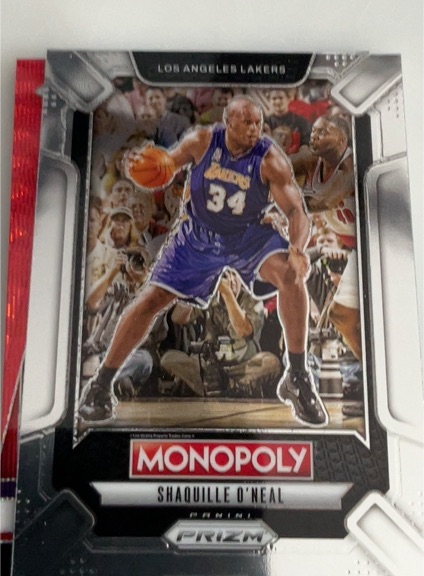 2024-25 Panini Prizm Monopoly #LEG2 Shaquille O'Neal — front