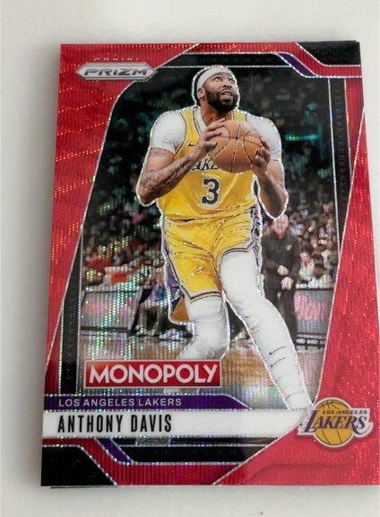 2024-25 Panini Prizm Monopoly #44 Anthony Davis — front