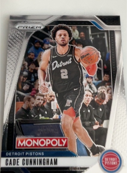 2024-25 Panini Prizm Monopoly #64 Cade Cunningham — front