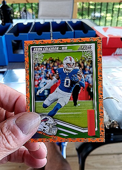 2025 Panini Score-A-Treat Football Pumpkin #4 Keon Coleman — front