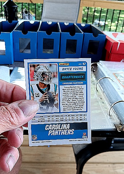 2025 Panini Score #57 Bryce Young — back