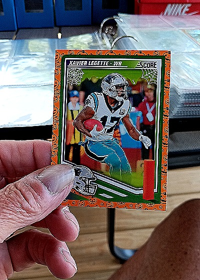 2025 Panini Score A Treat Halloween #WIP Xavier Legette — front
