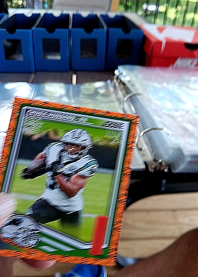 2020 Panini Score #258 Chuba Hubbard — front