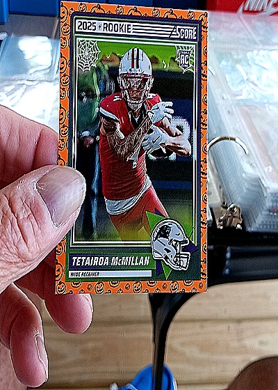 2025 Score #RC Tetairoa McMillan — front