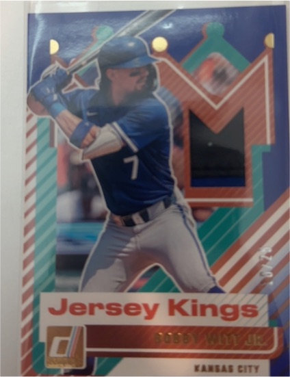 2025 Donruss Jersey Kings #JK-BWJ Bobby Witt Jr — front