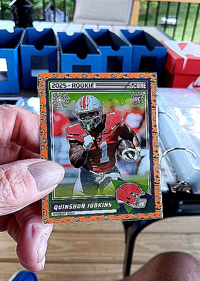 2025 Panini Score A Treat #38 Quinshon Judkins Rookie — front