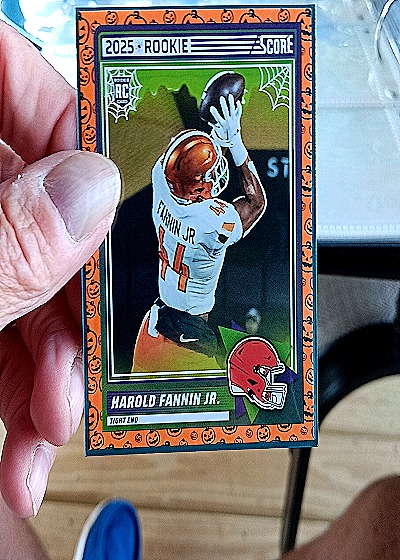 2025 Panini Score A Treat #4 Harold Fannin Jr. — front