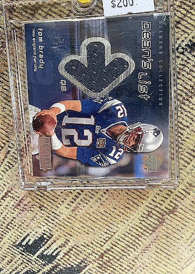 2004 Upper Deck Diamond Collection Dean's List #DLSM Tom Brady — front