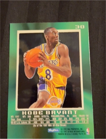 1996-97 Skybox E-X2000 #30 Kobe Bryant — front
