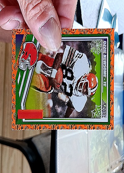 1988 Topps Sticker #56 Eric Metcalf — front