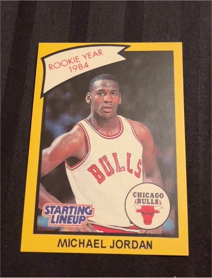 1990 Kenner Starting Lineup Michael Jordan Rookie Year 1984 — front