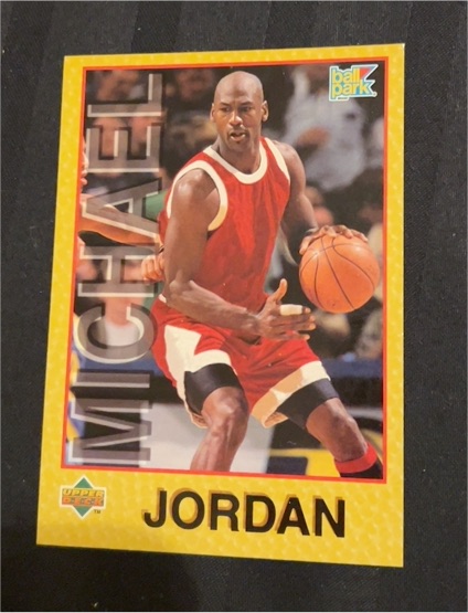 1996 Upper Deck Ball Park #5 Michael Jordan — front