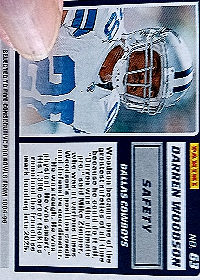 2025 Panini Score #63 Darren Woodson — back