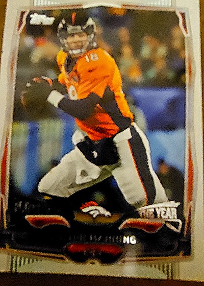 2011 Topps #1 Peyton Manning — front