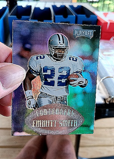 1995 Playoff Contenders #37 Emmitt Smith — back