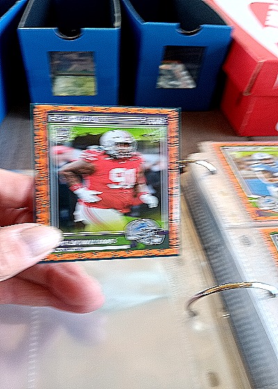 2024 Donruss Threads Jersey Card San Francisco Nick Bosa Number DT NB — front
