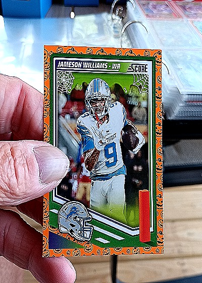 2025 Panini Score A Treat #199 Jameson Williams — front