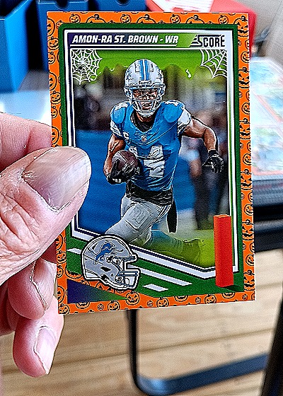 2025 Panini Score-A-Treat Football Amon-Ra St. Brown — front