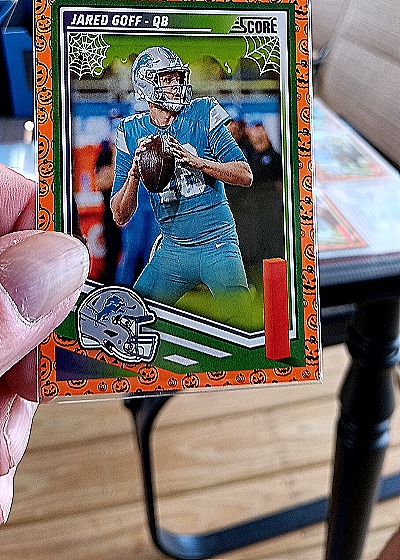 2025 Panini Score-A-Treat Halloween #154 Jared Goff — front