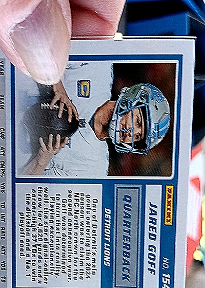 2025 Panini Score-A-Treat Halloween #154 Jared Goff — back