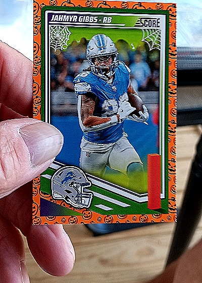 2025 Panini Score A Treat #33 Jahmyr Gibbs — front