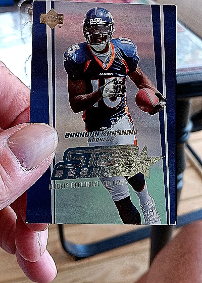 2006 Upper Deck #246 Star Rookies Brandon Marshall Rookie Exclusive Edition — front