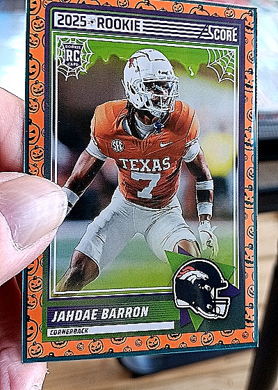 2025 Panini Score A Treat #89 Jahdae Barron — front