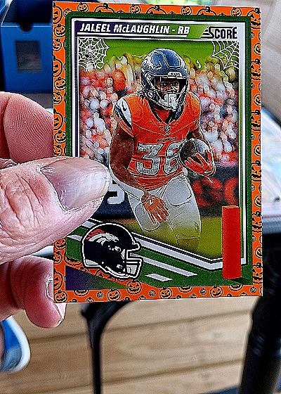 2025 Panini Score A Treat Halloween #54 Jaleel McLaughlin — front