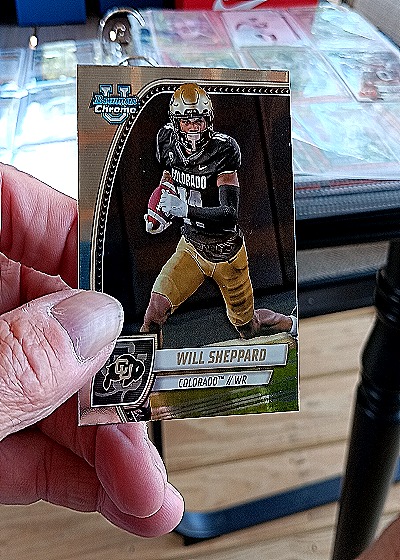 2024 Bowman University Chrome #186 Will Sheppard — front