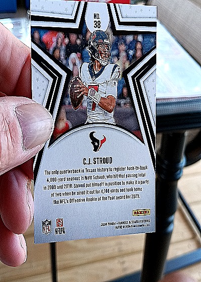 2024 Panini Rookies & Stars #38 C.J. Stroud — back