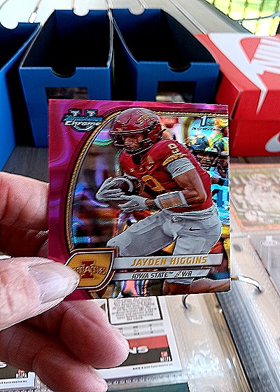 2024 Bowman University Chrome #94 Jayden Higgins — front