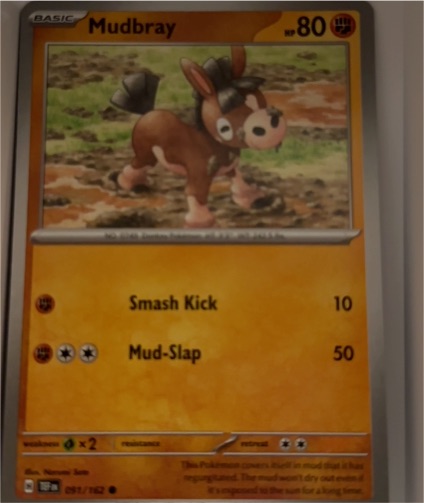 2024 Pokémon SV05: Temporal Forces #091 Mudbray — front