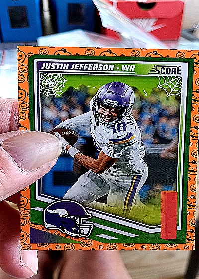 2025 Panini Score A Treat Halloween #230 Justin Jefferson — front