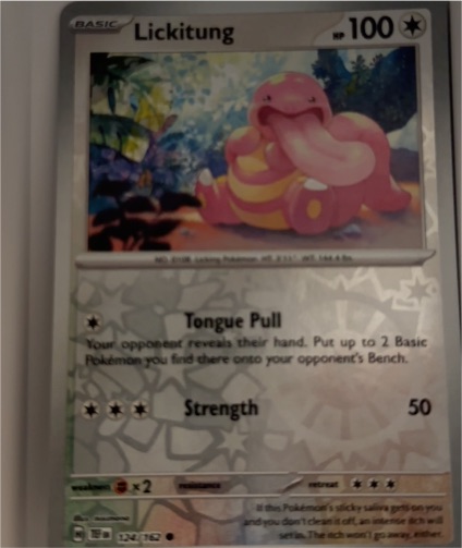 2024 Pokemon TCG SV05: Temporal Forces #124 Lickitung — front